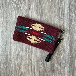 Saddle Blanket Wool Clutch